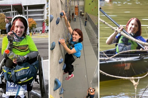 A lifelong United Methodist, wheelchair user and adaptive sports enthusiast, Amy Saffell is a dedicated advocate and mentor for those with physical disabilities. Photos courtesy of Amy Saffell.