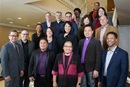 New bishops pose for a group photo at their orientation early this year in Dallas, Texas. (COB/North Texas Conference photo.)