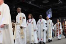 Bishops lead the processional for opening worship at the 2016 United Methodist General Conference in Portland, Ore. 