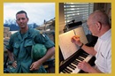 Lifelong United Methodist and Vietnam veteran Tom Lough (pictured above left in Vietnam and above right in 2021) has composed a song as a tribute to Army veterans. Photos courtesy of Tom Lough.
