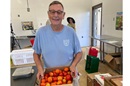 Society of St. Andrew and United Methodists across the connection partner to address food insecurity through the Old Testament practice of gleaning. Mike Smith, member at Concord United Methodist Church, is a long-time volunteer gleaner.  Photo by Stacey Hagewood, United Methodist Communications.
