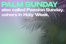 Palm Sunday ushers in Holy Week