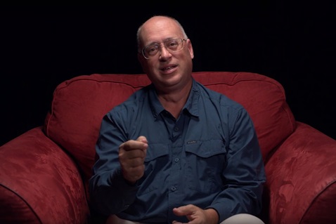 The Rev. Mike Sluder appears in our Reflections on Our Faith" video series. Still from video by United Methodist Communications.
