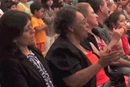 Members attend a meeting of MARCHA, the Hispanic/Latino caucus within The United Methodist Church. Video image by United Methodist Communications.