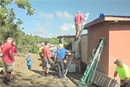 An UMCOR team repairs houses in Puerto Rico after Hurricane Maria. Photo by United Methodist Communications.