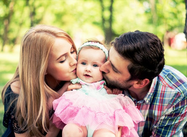 mum dad and baby