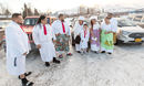 Members of Ola Toe Fuataina United Methodist Church gather before the chartering service for their new church at the Alaska United Methodist Conference Center in Anchorage. Photo by Mike DuBose, UM News.
